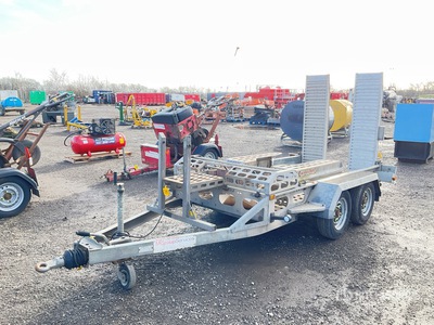 2016 Indespension AD2000 1500 kg 2.8 m T/A Remorque pour équipement