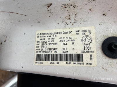 2005 Dodge Ram 3500 4x4 Crew Cab Pickup (Inoperable)