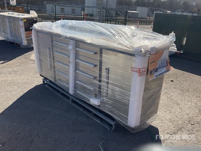 Tool Cabinet 7FT-10D-2-01B-01 7 ft 10 Drawer Tool Cabinet (Unused)