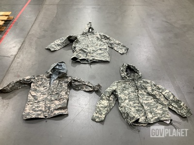 (10) Cold Weather Parkas, (5) Wet Weather Jackets & Assorted Items