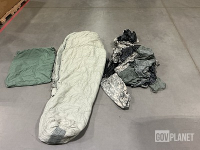 (62) Barracks Bags, (3) Modular Sleeping Bags & Assorted Items