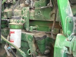 Grue à moteur with Fuites de carburant