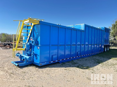 Herring ES600 485 bbl Flat Top Skid-Mounted Frac Tank