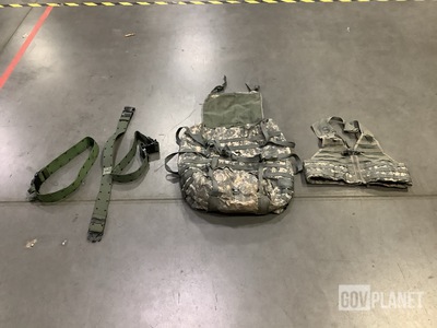 (43) Individual Equipment Belts, (16) Large Field Rucksacks & Assorted Items