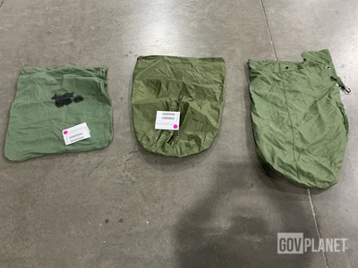 (109) Clothing Bags, (62) Barracks Bags, (37) Duffel Bags & Assorted Items