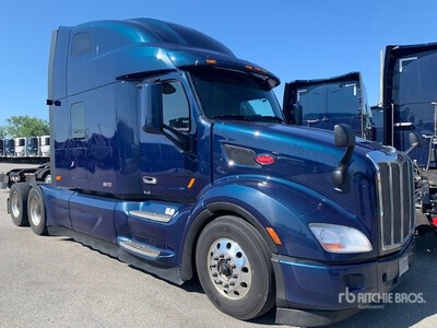 2019 Peterbilt 579 تراكتور شاحنة كابينة النوم (ثنائية المحور)