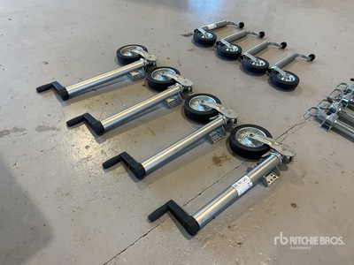 Quantity of (4) 750Kg Jockey Wheels (Unused)