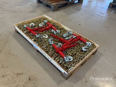 Quantity of (1) Pallets of Chains & Binders (Unused)