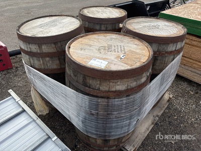 Quantity of (4) Whiskey Barrels