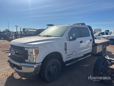 2017 Ford F-350 4x4 Crew Cab Flatbed Truck (Inoperable)