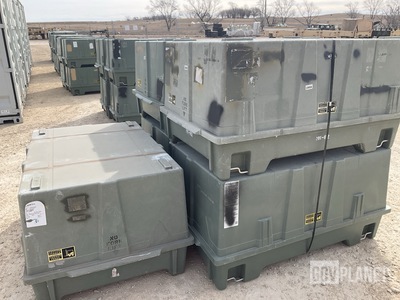 (5) Plastics Research 103060-101 Shipping & Storage Containers