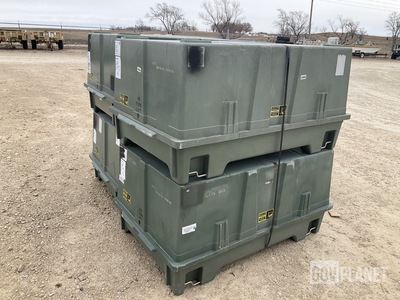 (4) Plastics Research 103060-101 Shipping & Storage Containers