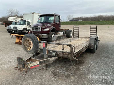 2010 CMI UT-18 H 18 ft T/A Equipment Trailer