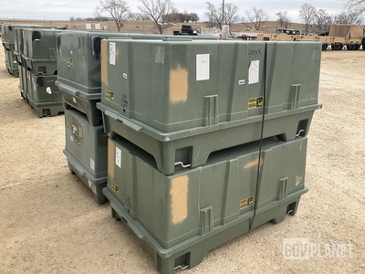 (4) Plastics Research 103060-101 Shipping & Storage Containers