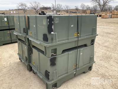 (4) Plastics Research 103060-101 Shipping & Storage Containers