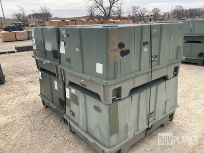 (4) Plastics Research 103060-101 Storage Containers