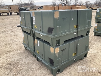 (4) Plastics Research 103060-101 Storage Containers