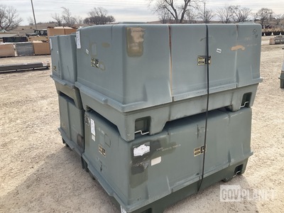 (4) Plastics Research 103060-101 Storage Containers