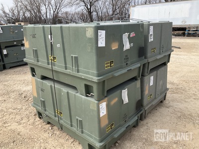 (4) Plastics Research 103060-101 Storage Containers