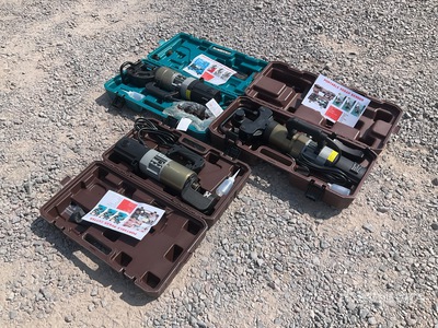 Quantity of (3) 2025 LIONDI NMHP-25E,RC-32C,NRB-32E Lote de Perforadora, Cortadora y Dobladora de Varilla (Sin Usar) / Hole Puncher, Rebar Cutter, Rebar Bender (Unused)