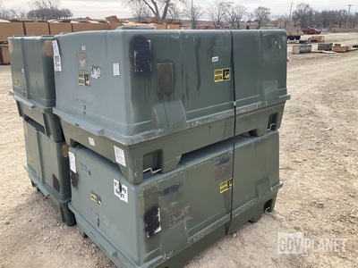 (4) Plastics Research 103060-101 Shipping & Storage Containers