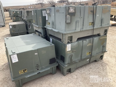 (5) Plastics Research 103060-101 Shipping & Storage Containers