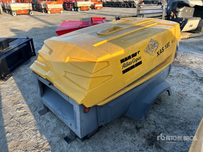 2000 Atlas Copco 185 Skid-Mounted 14.7 L Air Compressor