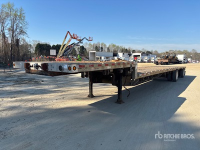 2007 Manac 48 ft T/A Spread Axle Single Drop Step Deck Trailer
