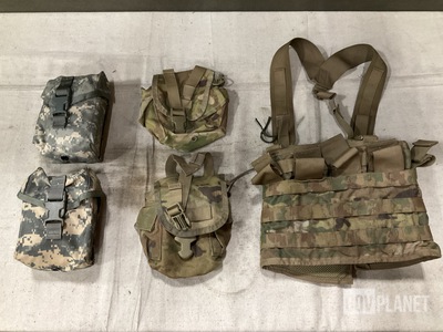 (11) Universal First Aid Kits, (67) Canteen Pouches & Assorted Items
