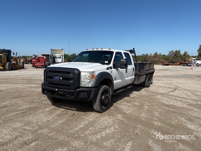 2016 Ford F-450 4x2 Crew Cab Platte vrachtwagen