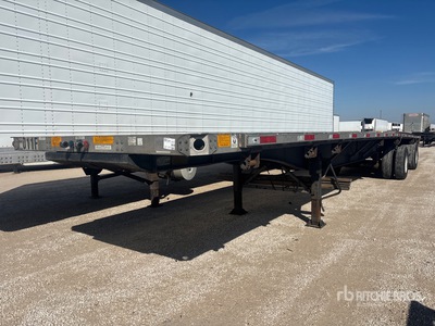 2018 Utility FS2CHA 48 ft T/A Spread Axle Flatbed Trailer