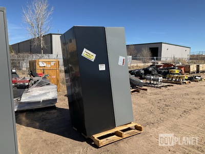 (2) Metal Storage Cabinets