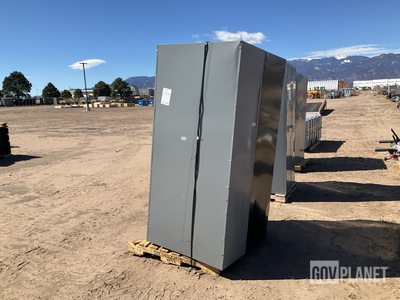 (2) Metal Storage Cabinets