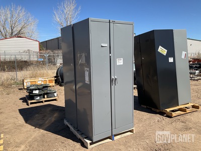 (2) Tennsco Metal Storage Cabinets