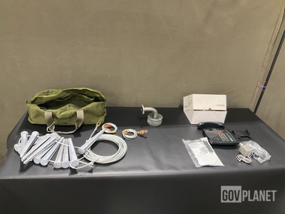 (8) Telephones, (1) Grounding Kit, (4) Bell Assemblies & Assorted Items