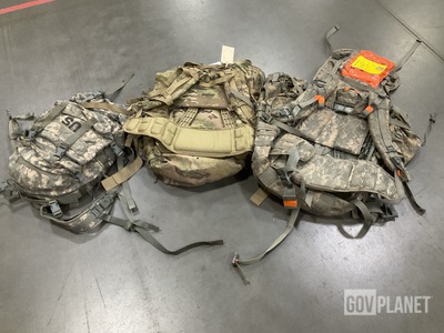 (6) Large Field Pack Sets, (1) Field Pack, (16) Rifleman Sets & Assorted Items