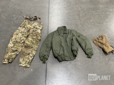 (6) Pairs of Cold Weather Trousers, (9) Cold Weather Jackets & Assorted Items