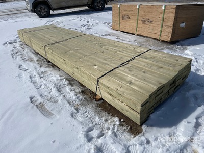 Quantity of (64) 2x6x16 Treated Lumber (Unused)