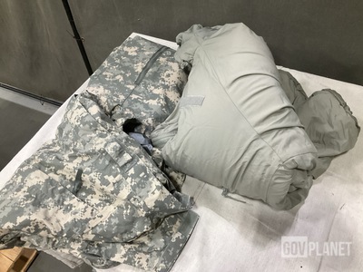 (4) Extreme Cold Weather Parkas, (4) Wet Weather Jackets & Assorted Items