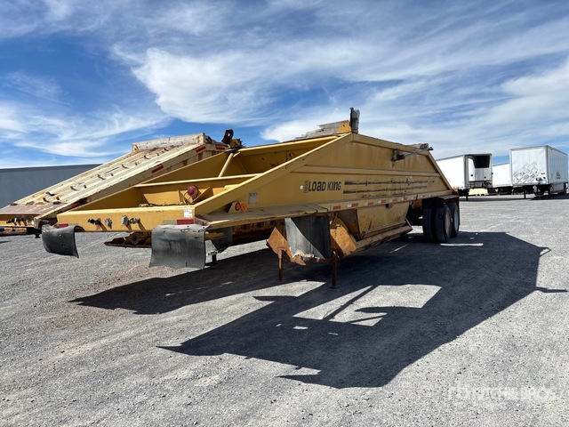 1985 Load King 40 ft T/A Belly Dump Trailer