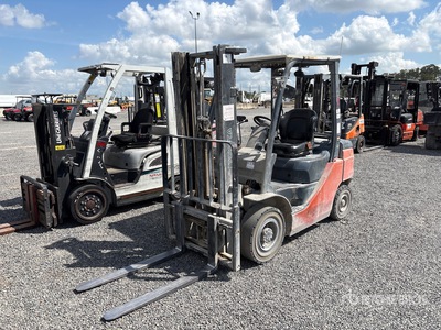 2020 Toyota 8FGU25 4900 lb Pneumatic Tire Forklift