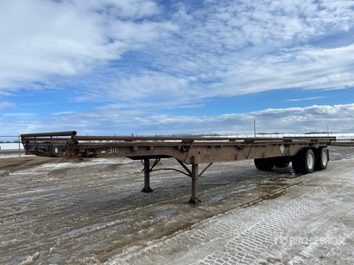 Ubilt 45 ft T/A Flatbed Hay Trailer