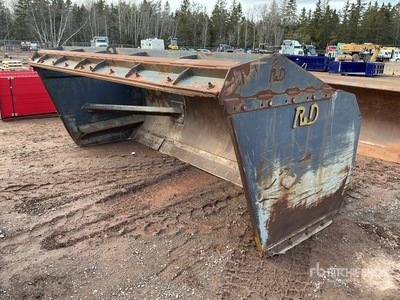 RD 12 ft Q/C Empujador de nieve - Fits Wheel Loader