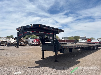 2019 PJ Trailers D442 56 ft T/A Gooseneck Equipment Trailer