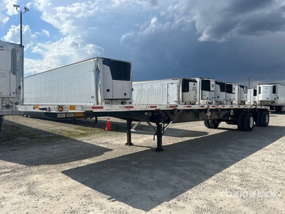 2018 Utility FS2CHA 48 ft T/A Spread Axle Flatbed Trailer