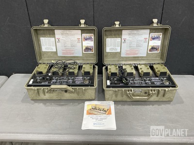 (4) Bren-Tronics BTC-70801 Battery Chargers