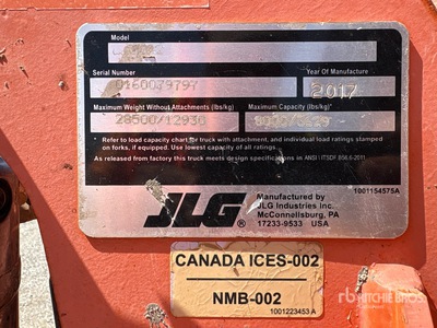 2017 SkyTrak 8042 Teleskoplader