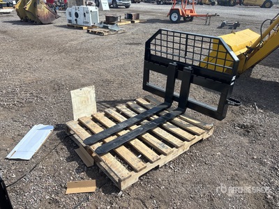 JBX 4000 48 in Skid Steer Forks (Unused)