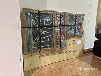 Quantity of Caterpillar, Cummins, Peterbilt Neon Sign (Unused)