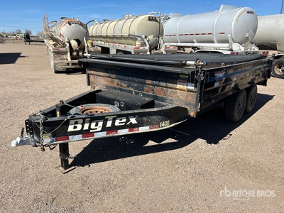 2017 Big Tex 14 ft T/A Rimorchio Leggero Ribaltabile